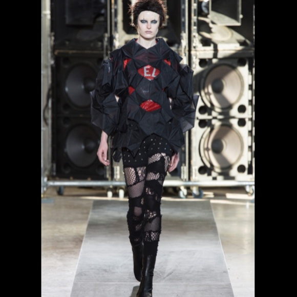BNWT JUNYA WATANABE OS Runway Deconstructed Patchwork Tights HTF - Picture 10 of 12